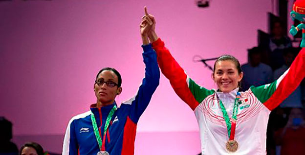 Glenhis Hernández hizo una seña obsena en el podio de los Juegos Centroamericanos